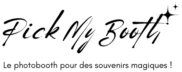 Logo et slogan de PickMyBooth