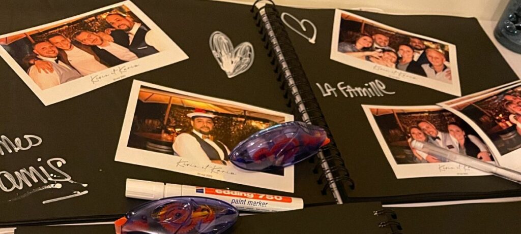 Le livre d'Or pour les animtations photobooth