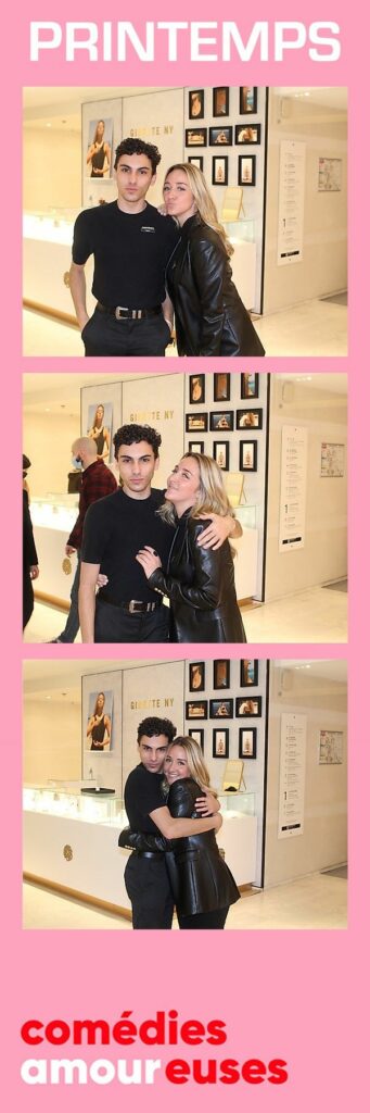 Impression au format ruban de la Saint-Valentin chez Printemps Haussmann